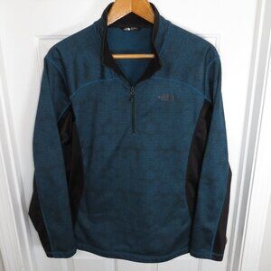 THE NORTH FACE 1/4 Zip Fleece Pullover Men's Size XL Geometric AOP